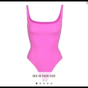 Neon Orchid Skims bodysuit